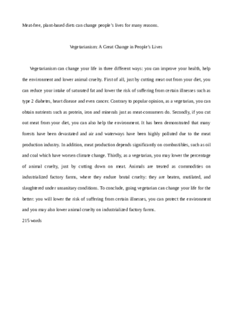 The Advantages of Vegetarianism.pdf