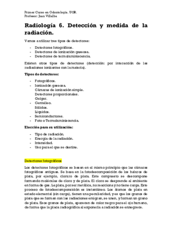 Radiología 6. Detección y Medida de la Radiación..pdf