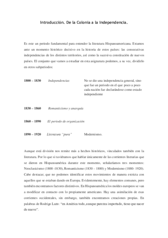 Introducción. De la Colonia a la Independencia. Los primeros discursos ilustrados José Joaquín Fernández de Lizardi..pdf