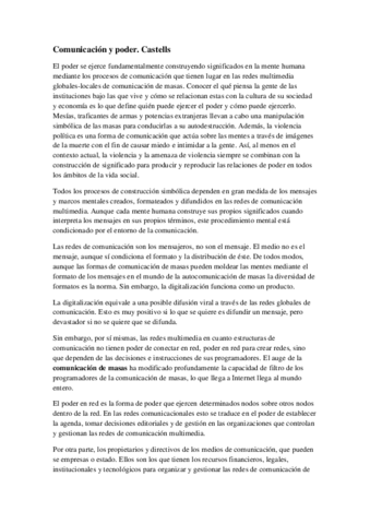 Comunicación y poder. Castells.docx.pdf