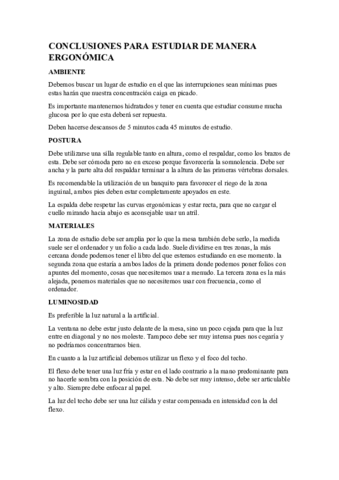 CONCLUSIONES PARA ESTUDIAR DE MANERA ERGONÓMICA.pdf
