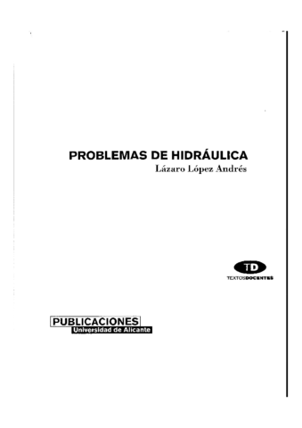 LIBRO 1 DE PROBLEMAS (Hidraulica).pdf