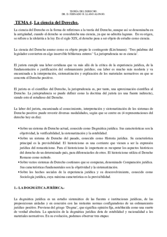 Tema 4. La ciencia del Derecho..pdf