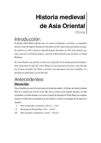 Historia medieval CHINA - 1.- Introducción y Antecedentes (La Dinastía Han).pdf