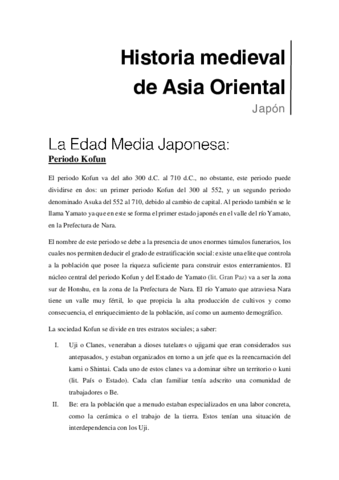 Historia medieval JAPÓN - 2.- Periodo Kofun y fundación del estado Yamato.pdf
