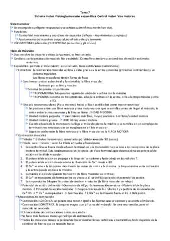 7. Sistema motor. Fisiología muscular esquelética. Control motor. Vías motoras. .pdf