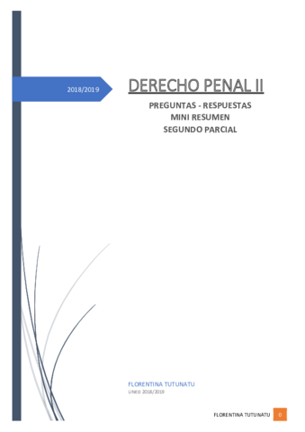 DERECHO PENAL II - preguntas- respuestas , mini resumen- 2pp.pdf