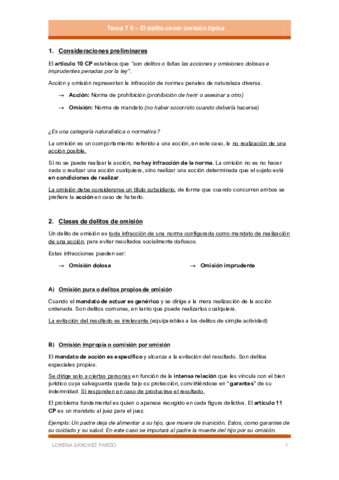 Tema 7 II - El delito como omisión típica.pdf