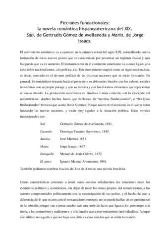 Ficciones fundacionales la novela romántica hispanoamericana del XIX. Sab- de Gertrudis Gómez de Avellaneda y María, de Jorge Isaacs..pdf