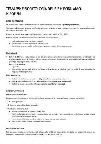 TEMA 35. FISIOPATOLOGÍA DEL EJE HIPOTÁLAMO - HIPÓFISIS.pdf