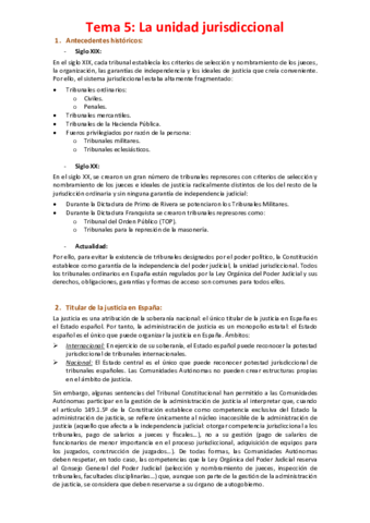 Tema 5 - La unidad jurisdiccional.pdf