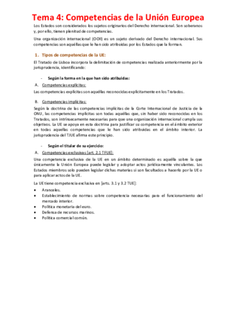 Tema 4 - Competencias de la Unión Europea.pdf