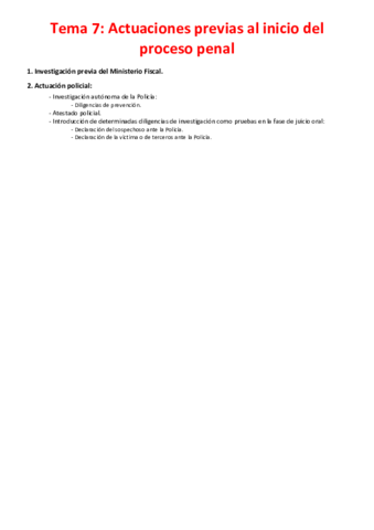 Tema 7 - Actuaciones previas al inicio del proceso penal.pdf