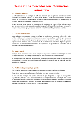 Tema 7 - Los mercados con información asimétrica.pdf