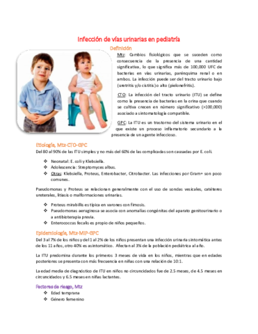 16 - Infección de vías urinarias en pediatría & hematuria.pdf