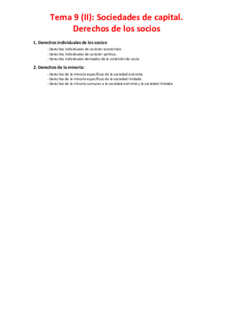 Tema 9 (II) - Sociedades de capital. Derechos de los socios.pdf