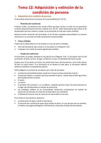 Tema 12 - Adquisición y extinción de la condición de persona.pdf