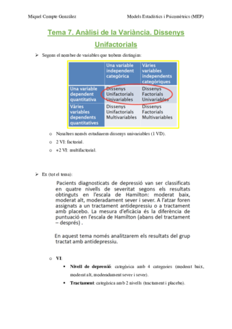 TEMA 7. Anàlisi de la Variància. Dissenys Unifactorials .pdf