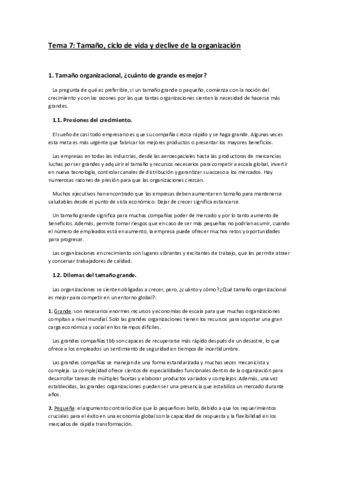 7. Tamaño- ciclo de vida y declive de la organización.pdf