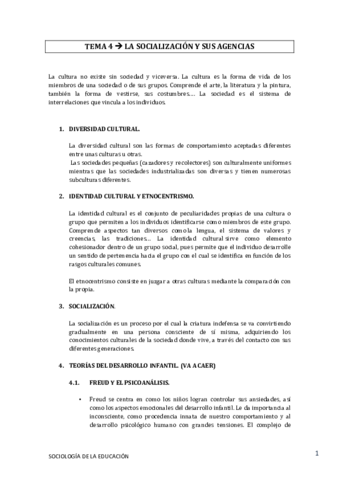 TEMA 4 LA SOCIALIZACIÓN Y SUS AGENCIAS.pdf