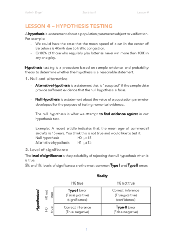 Hypothesis testing - Lesson 4.pdf