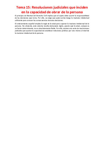 Tema 15 - Resoluciones judiciales que inciden en la capacidad de obrar de la persona.pdf