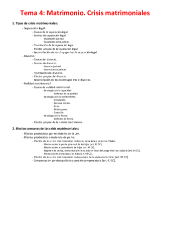 Tema 4 - Matrimonio. Crisis matrimoniales.pdf