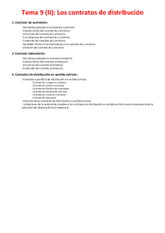 Tema 9 (II) - Los contratos de distribución.pdf