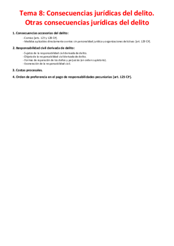 Tema 8 - Consecuencias jurídicas del delito. Otras consecuencias jurídicas del delito.pdf