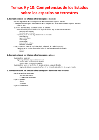 Tema 9 y 10 - Competencias de los Estados sobre los espacios no terrestres.pdf