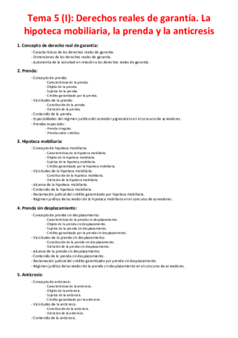 Tema 5 (I) - Derechos reales de garantía. La hipoteca mobiliaria- la prenda y la anticresis.pdf