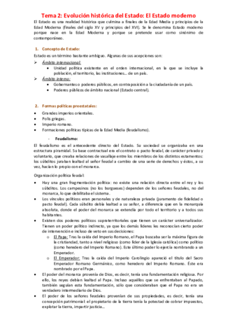 Tema 2 - Evolución histórica del Estado. El Estado moderno.pdf