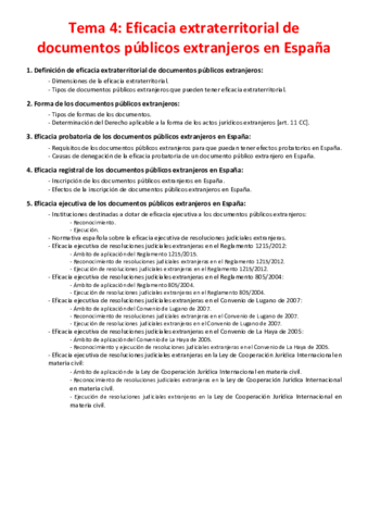Tema 4 - Eficacia extraterritorial de documentos públicos extranjeros en España.pdf