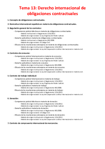 Tema 13 - Derecho internacional de obligaciones contractuales.pdf