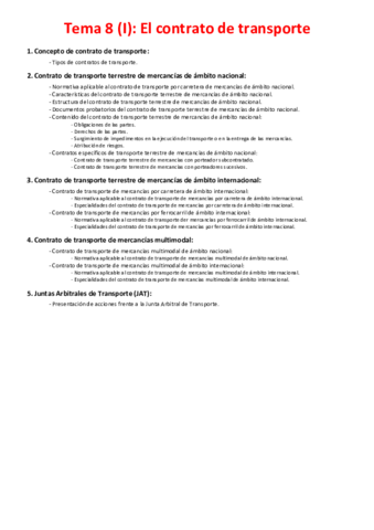 Tema 8 (I) - El contrato de transporte.pdf