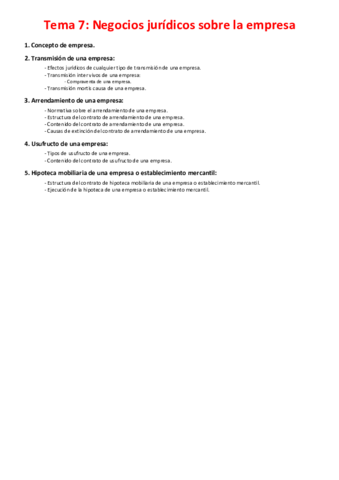 Tema 7 - Negocios jurídicos sobre la empresa.pdf