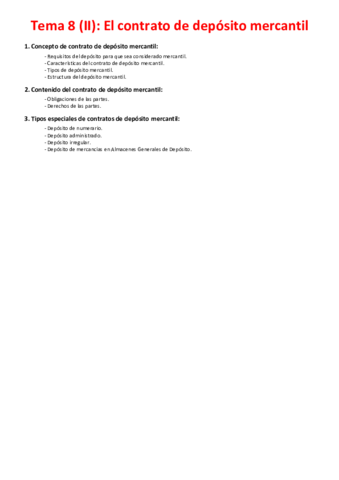 Tema 8 (II) - El contrato de depósito mercantil.pdf