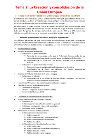 Tema 2 - La creación y consolidación de la Unión Europea.pdf