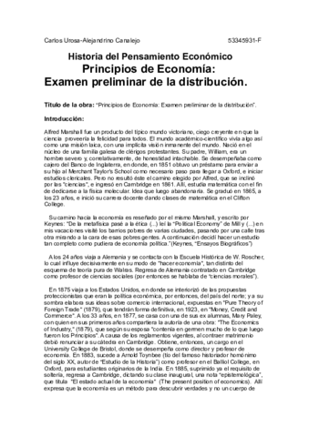 Alfred Marshall Recensión capítulos I y II Principios de Economía.pdf