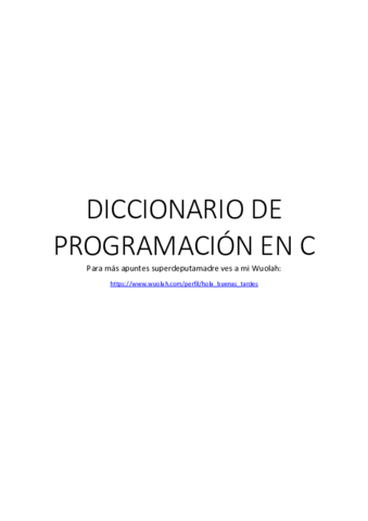 Diccionario de Programación en C.pdf