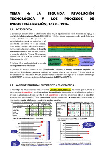 Tema 4 - La Segunda Revolución Tecnológica y los Procesos de Industrialización- 1870 - 1914.pdf