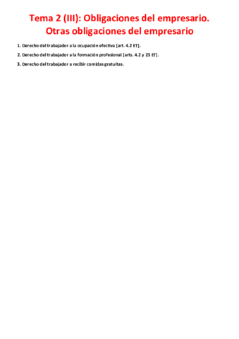 Tema 2 (III) - Obligaciones del empresario. Otras obligaciones del empresario.pdf