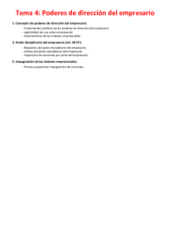Tema 4 - Poderes de dirección del empresario.pdf