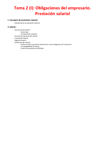 Tema 2 (I) - Obligaciones del empresario. Prestación salarial.pdf