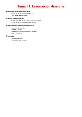 Tema 31 - La ejecución dineraria.pdf