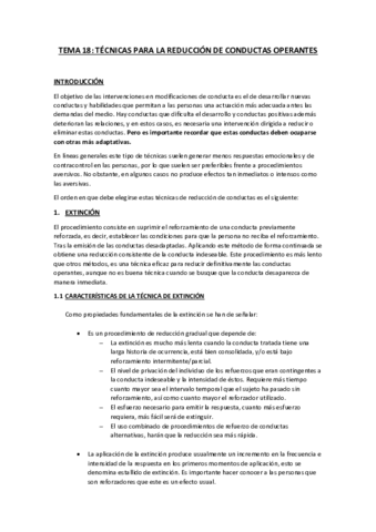 TEMA 18. Técnicas para la Reducción de Conductas Operantes.pdf