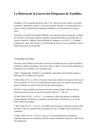La Historia de la Guerra del Peloponeso de Tucídides.pdf
