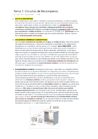 PSICOBIOLOGÍA Tema 7. Circuitos de Recompensa..pdf