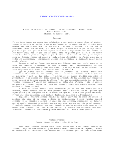 Anónimo - El lazarillo de Tormes.pdf