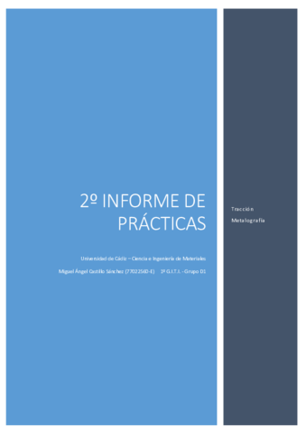 Informe de prácticas Tracción - Metalografía Miguel Ángel Castillo.pdf